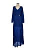 Line & Dot Blue Casual Dress Size S - photo 1