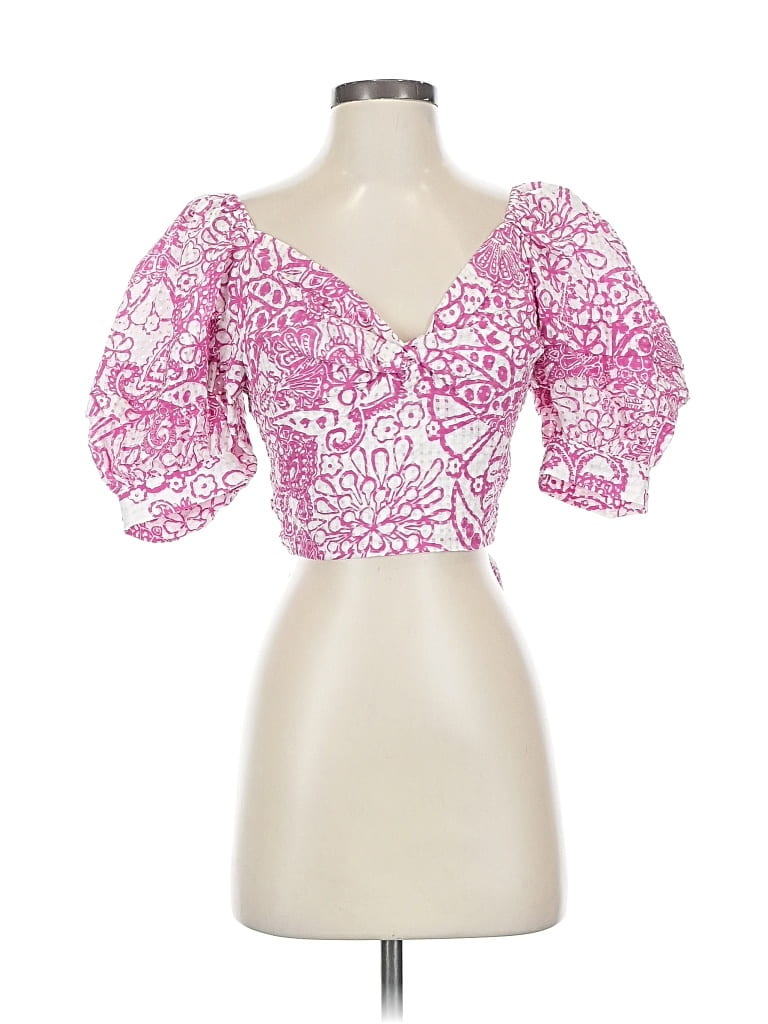 MAEVE BY ANTHROPOLOGIE Pre-owned 3/4 Sleeve Blouse In Pink