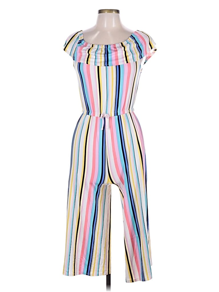 Pre-owned Assorted Brands Jumpsuit In White