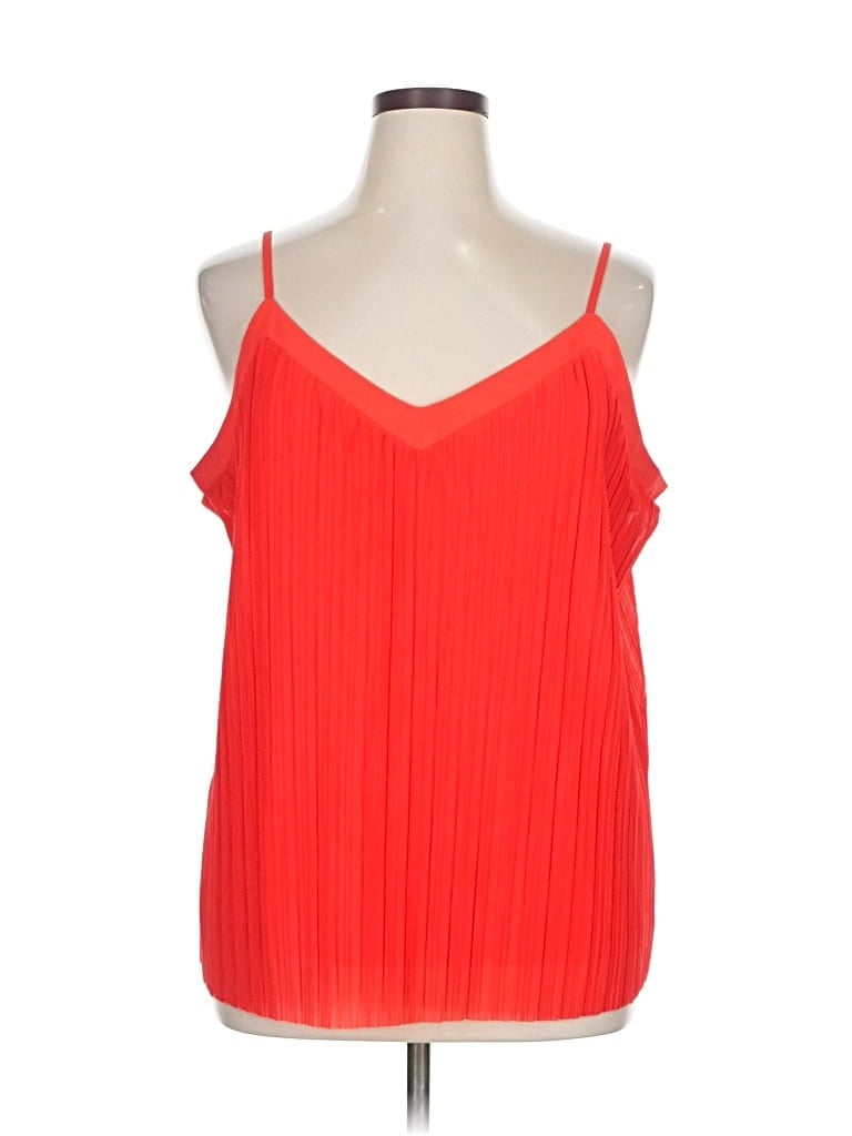 Pre-owned The Limited Sleeveless Blouse In Orange