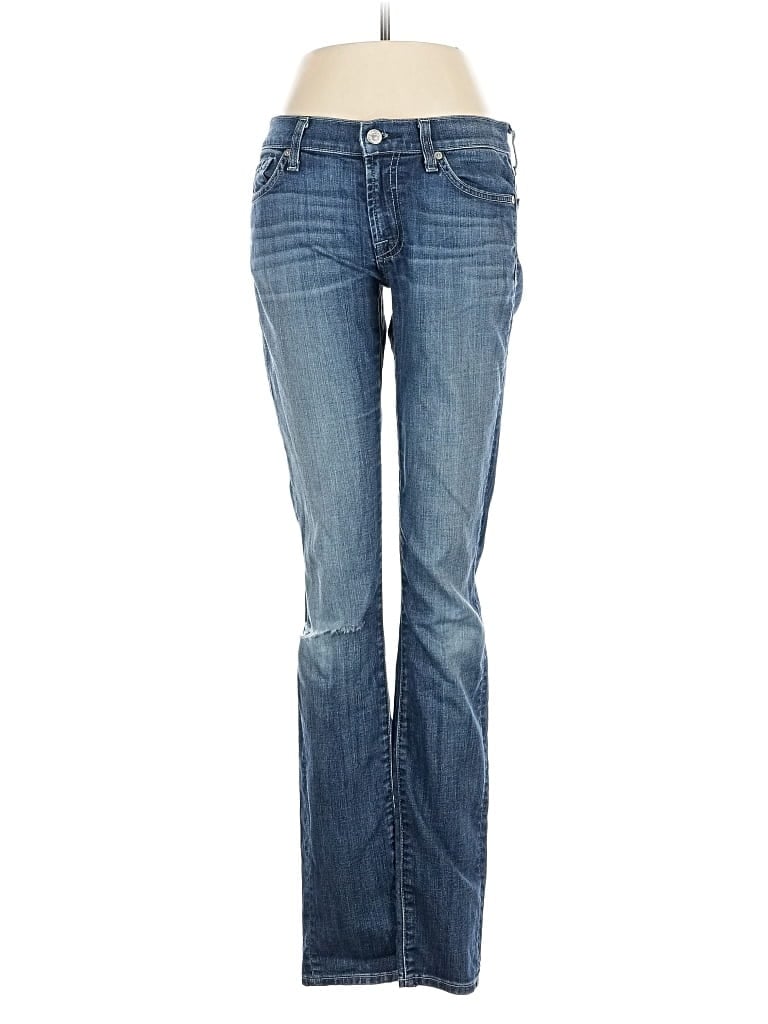 Pre-owned 7 For All Mankind Jeans In Blue