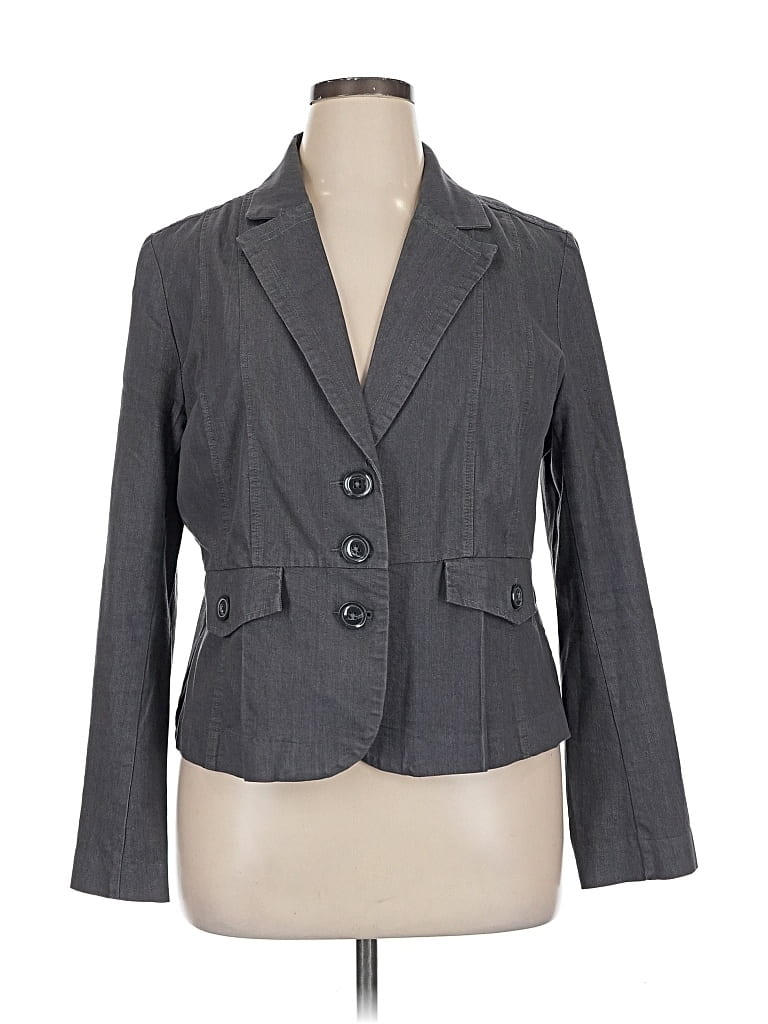 Pre-owned Cato Blazer Jacket In Gray