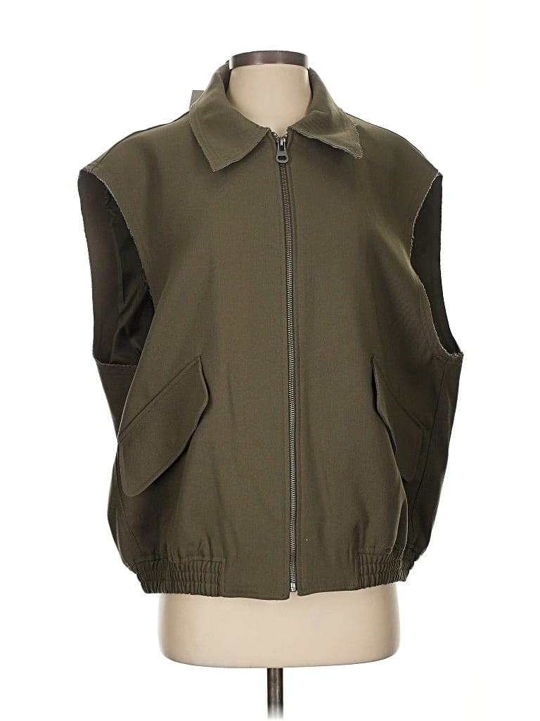 Pull & Bear Vest In Green