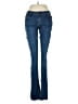 Etienne Marcel Chevron-herringbone Blue Jeans Size 28 waist - photo 1
