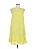 Leifnotes 100% Rayon Yellow Casual Dress Size 6 - photo 1