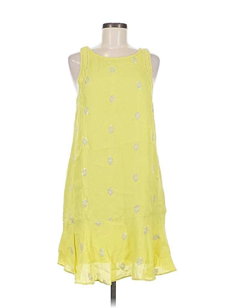 Pre-owned Leifnotes Casual Dress In Yellow