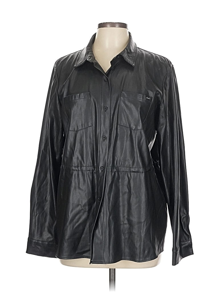 Pre-owned Calvin Klein Raincoat In Black