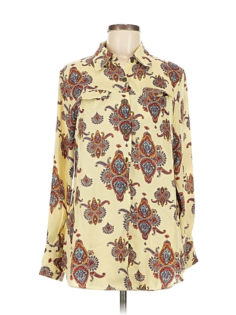 Pre-owned Oneteaspoon Long Sleeve Blouse In White