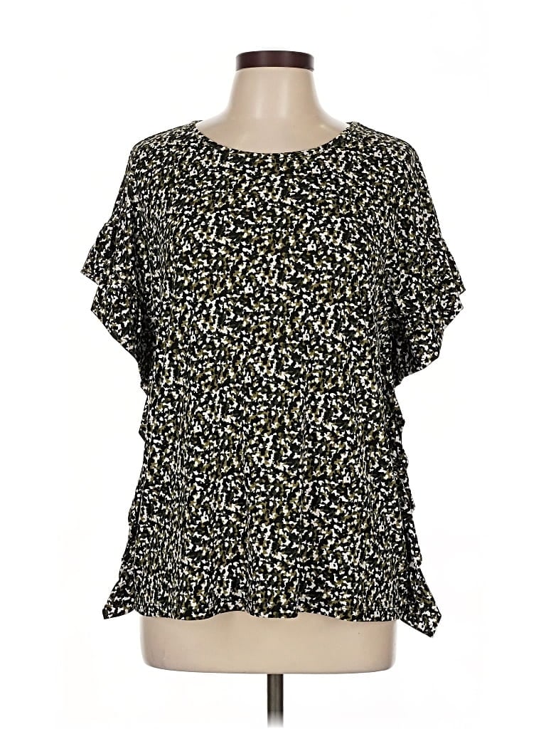Pre-owned Michael Michael Kors Short Sleeve T-shirt In Black