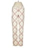 J. McLaughlin Argyle Ivory Casual Pants Size 4 - photo 1