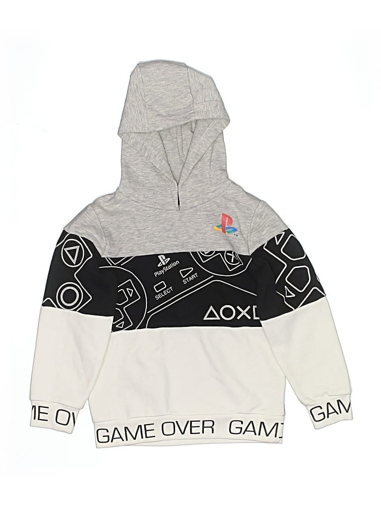 NEXT Pre-owned Kids' Pullover Hoodie In Silver