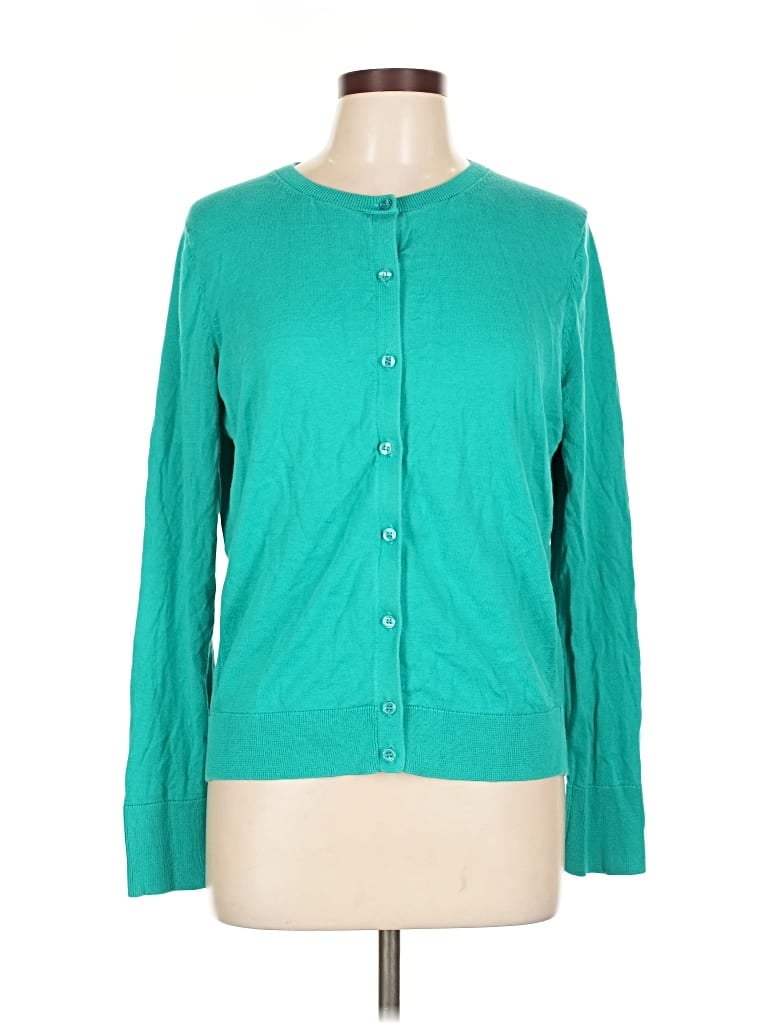 ANN TAYLOR LOFT Pre-owned Cardigan Sweater In Blue