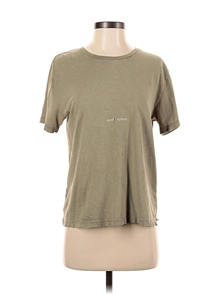 SAINT LAURENT Pre-owned Short Sleeve T-shirt In Green