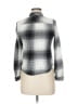 Maurices Plaid Silver Long Sleeve Button-Down Shirt Size M - photo 2
