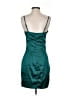 Unbranded Solid Teal Cocktail Dress Size XS - photo 2