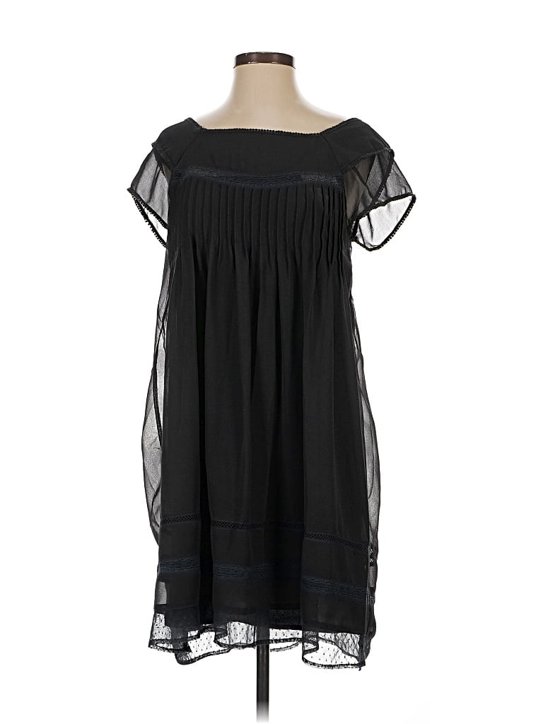 Pre-owned Mng Casual Dress In Black