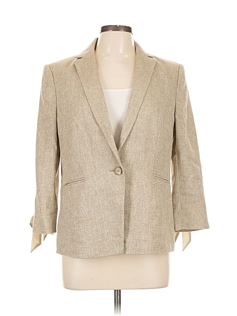 Pre-owned Ann Taylor Blazer Jacket In Brown