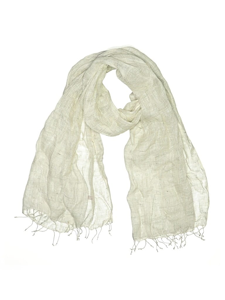 Pre-owned Assorted Brands Scarf In White