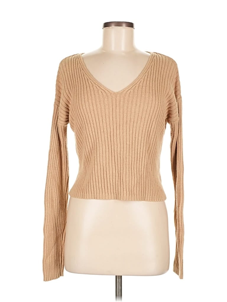 Pre-owned Wild Fable Pullover Sweater In Brown