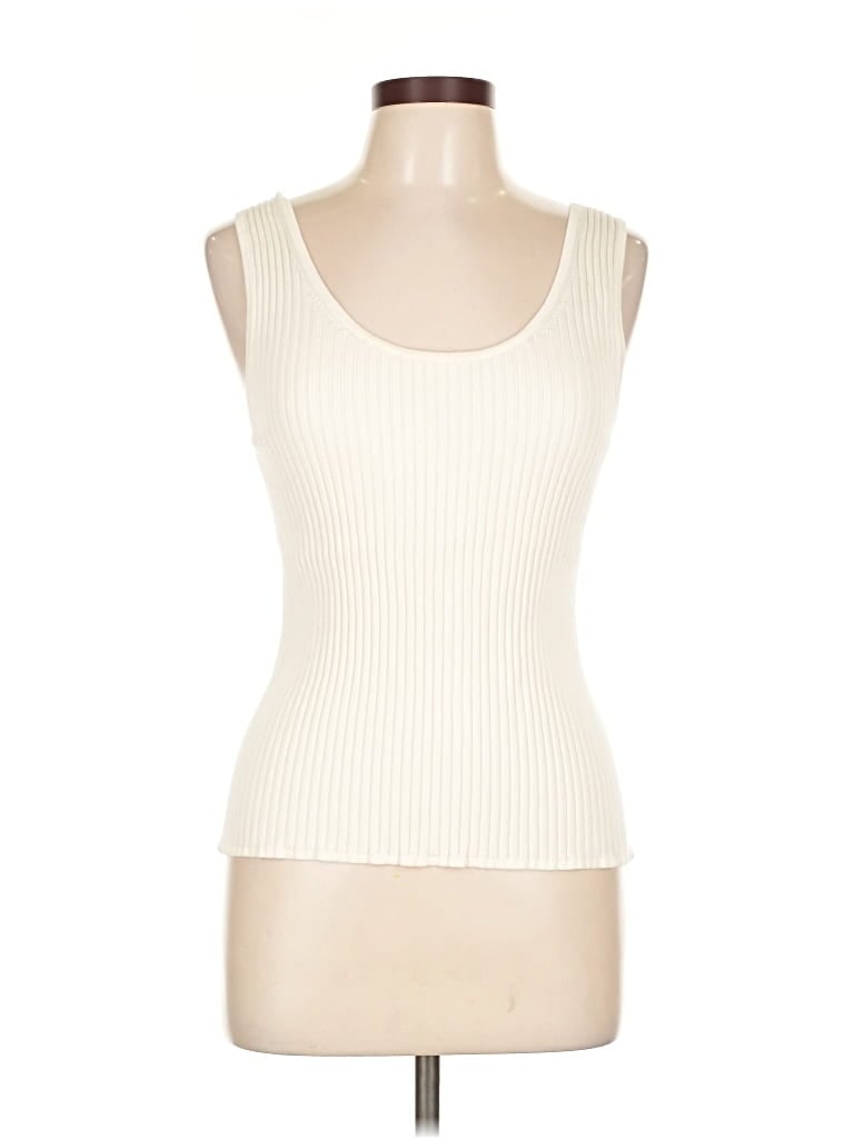 Pre-owned Calvin Klein Sleeveless T-shirt In White