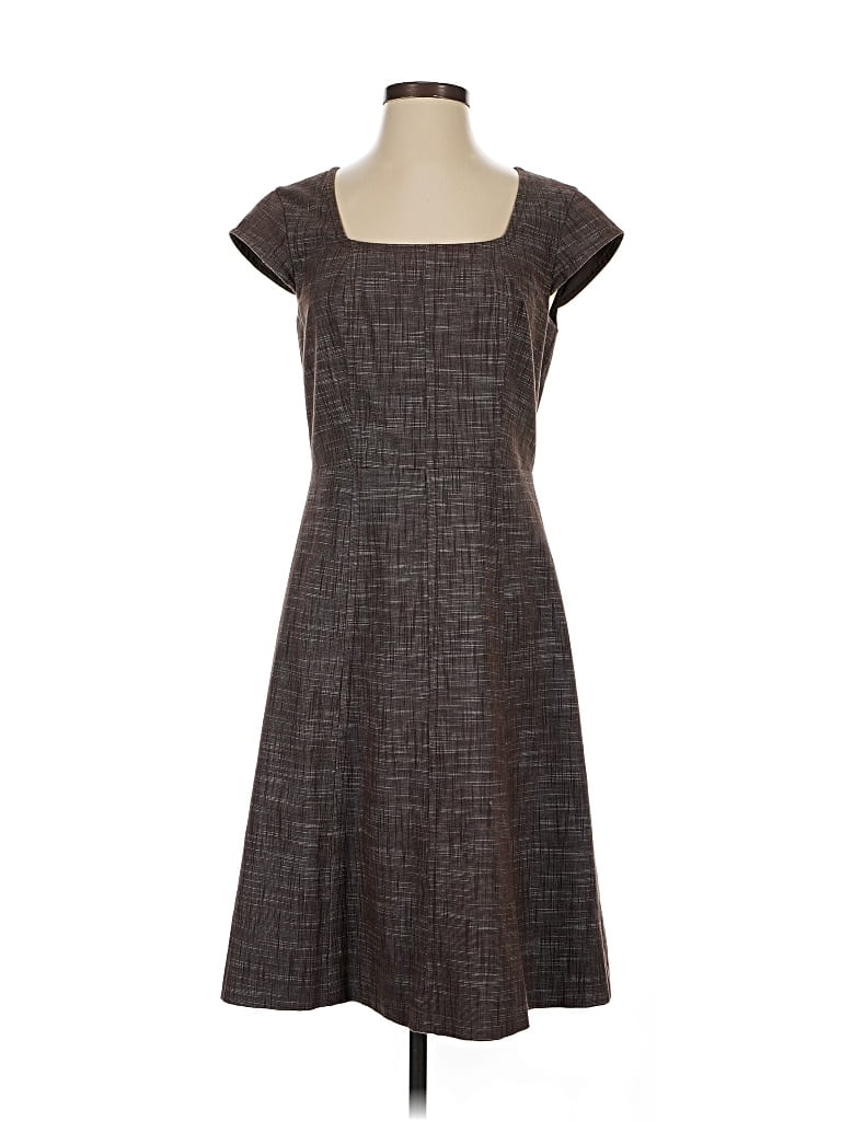 Pre-owned Ann Taylor Factory Casual Dress In Gray