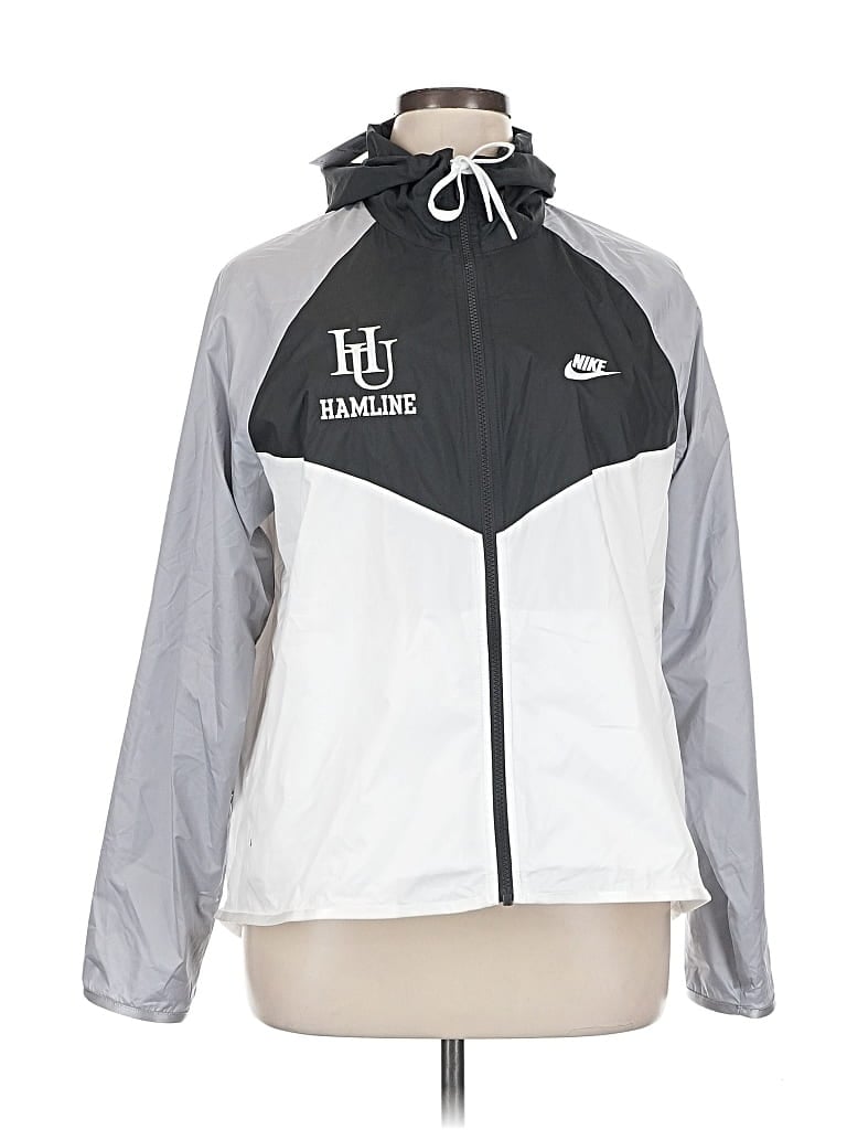 NIKE Pre-owned Windbreaker Jacket In Gray