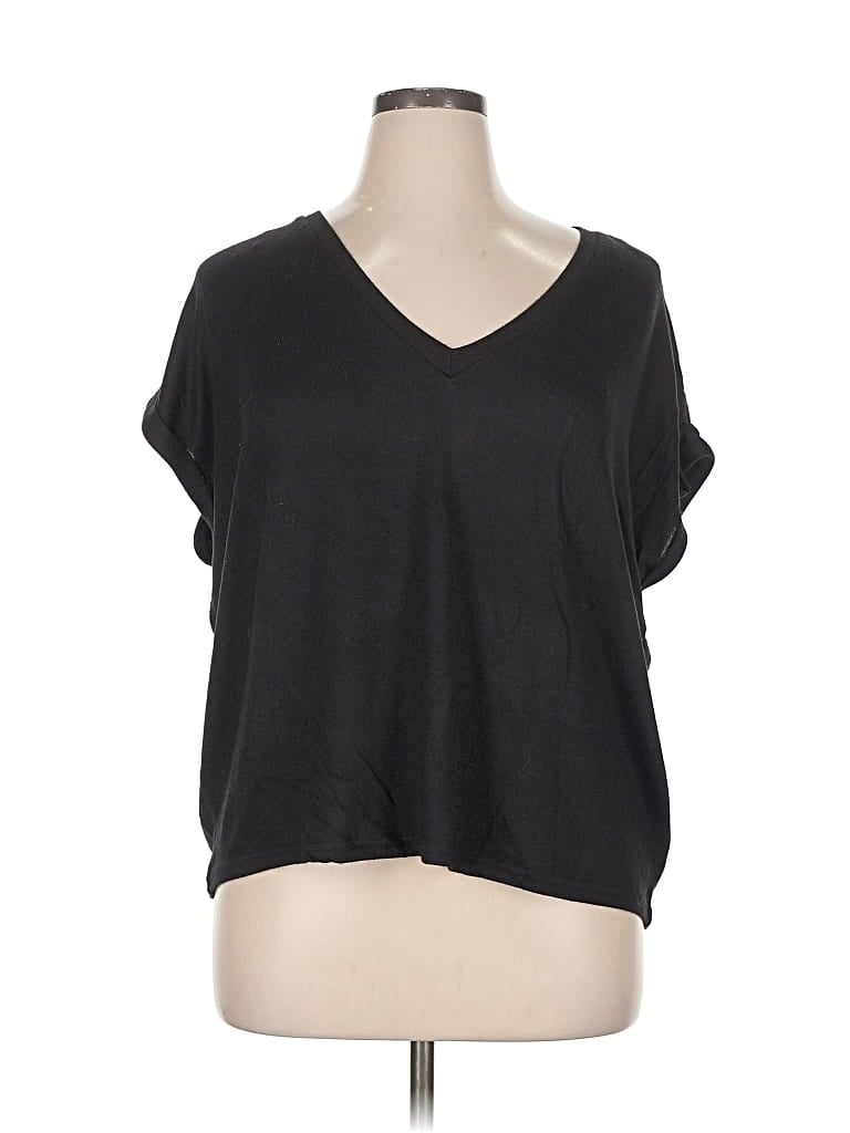 MOD REF Pre-owned Short Sleeve T-shirt In Black