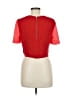 A.L.C. 100% Polyester Red Short Sleeve Top Size 8 - photo 2
