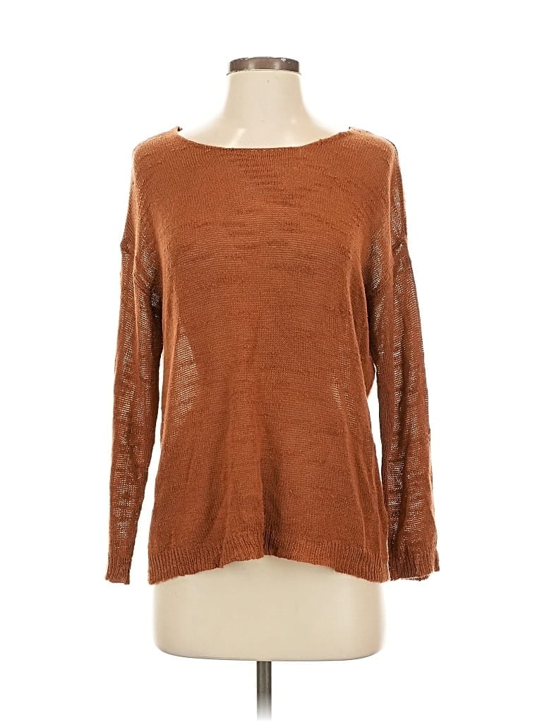Pre-owned Forever 21 Pullover Sweater In Brown