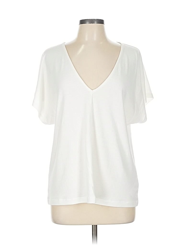 Pre-owned Vince Short Sleeve T-shirt In White