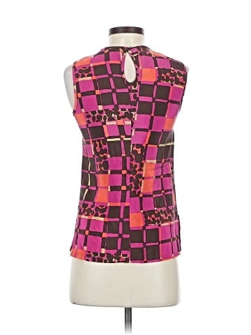 Trina Turk Sleeveless Silk Top (view 2)