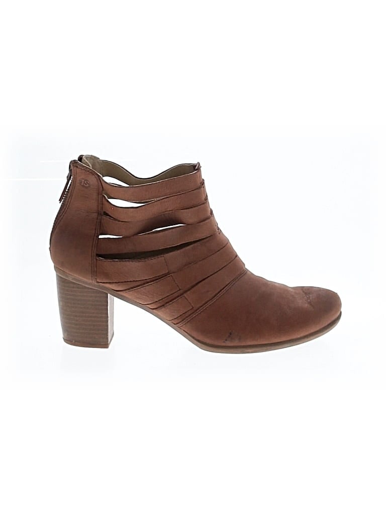 Pre-owned Josef Seibel Ankle Boots In Brown