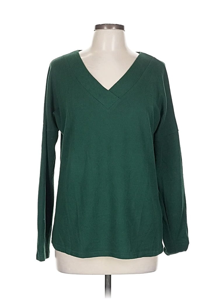 Pre-owned Unbranded Pullover Sweater In Green