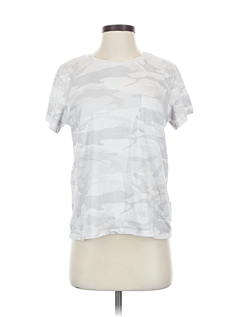 Pre-owned Abercrombie & Fitch Short Sleeve T-shirt In Silver