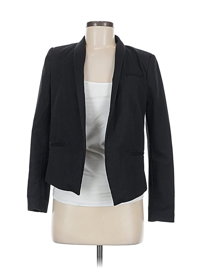 Pre-owned H&m Blazer Jacket In Black