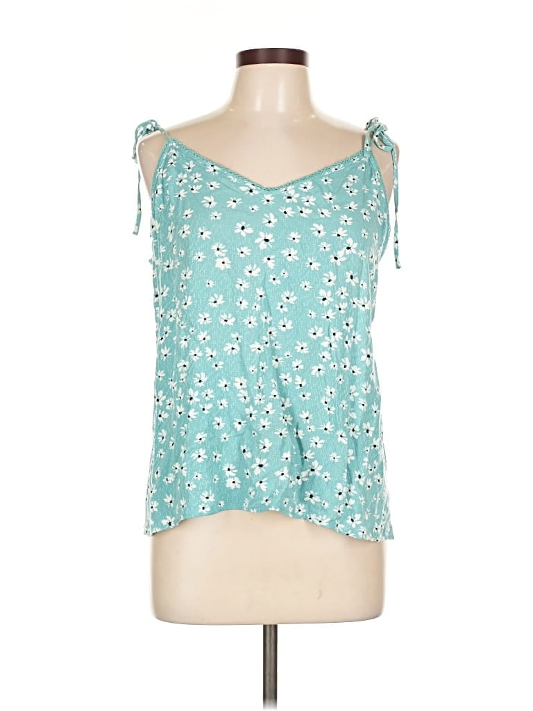 MARKET & SPRUCE Pre-owned Sleeveless Blouse In Blue