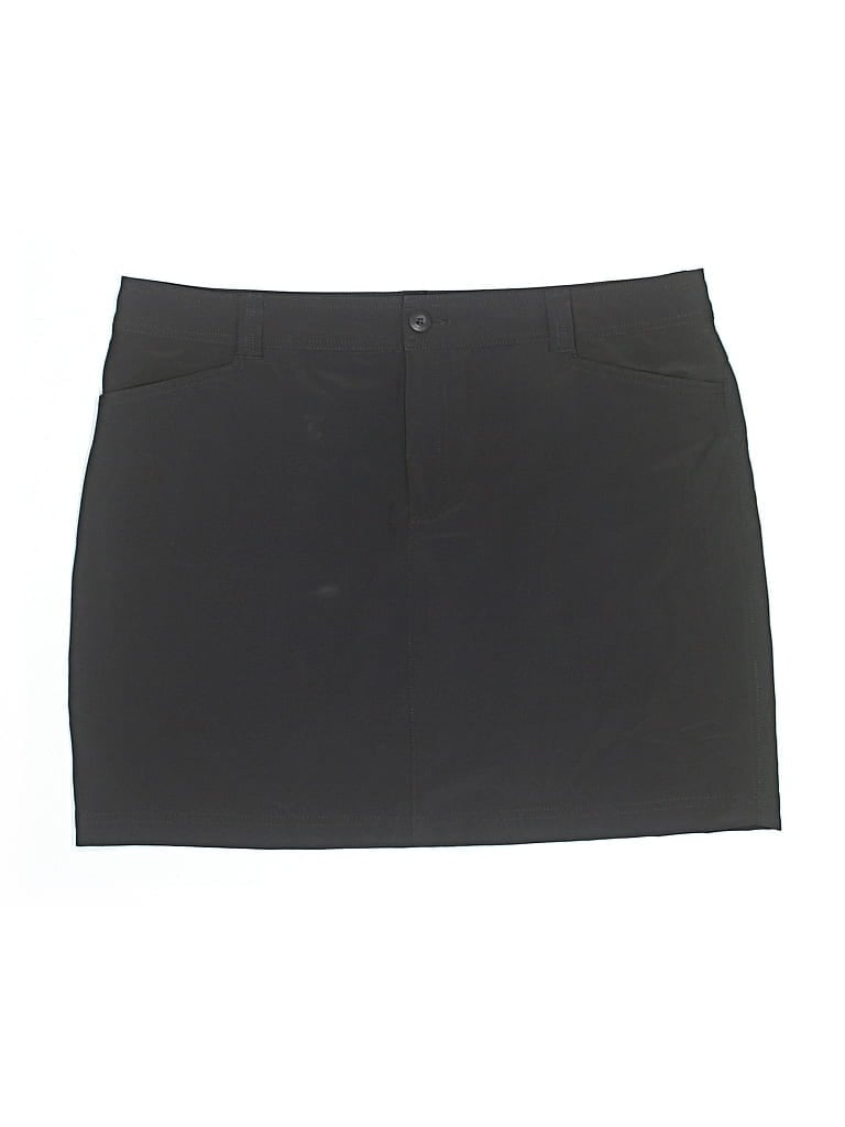 Pre-owned Eddie Bauer Active Skort In Black