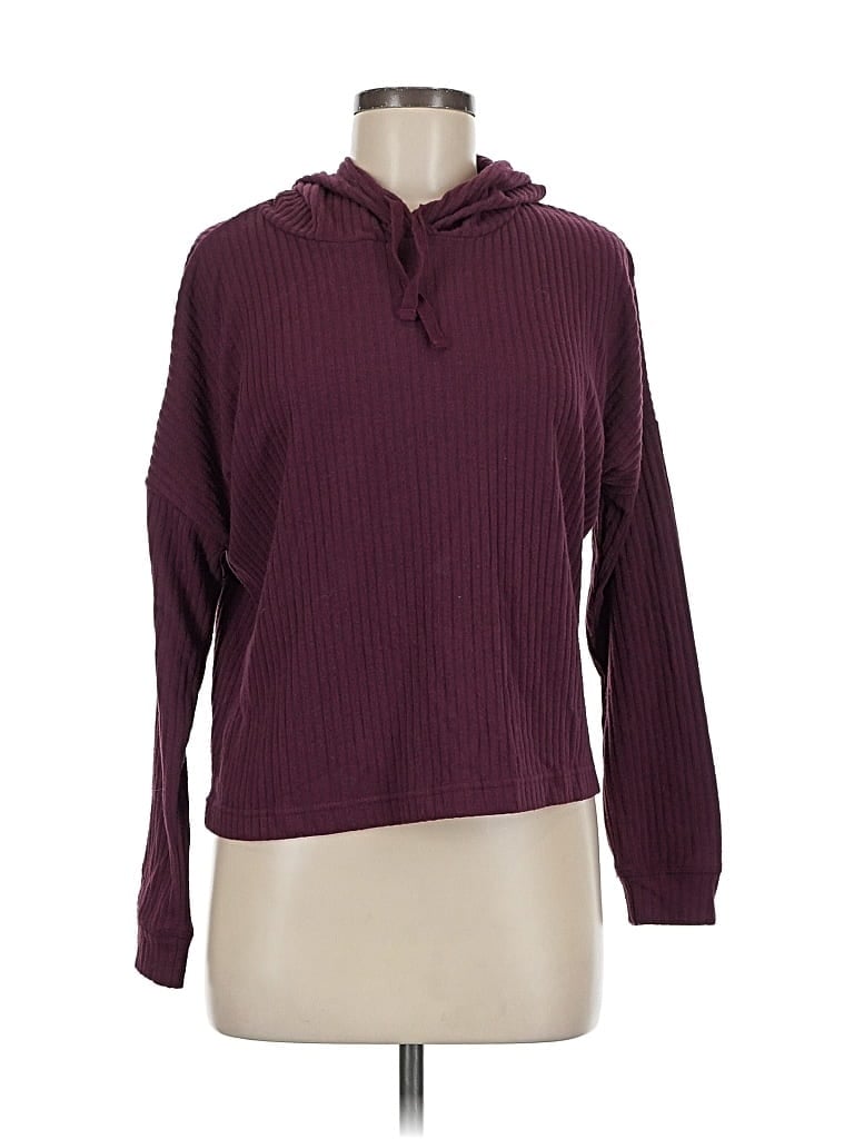 Pre-owned Roxy Pullover Sweater In Burgundy
