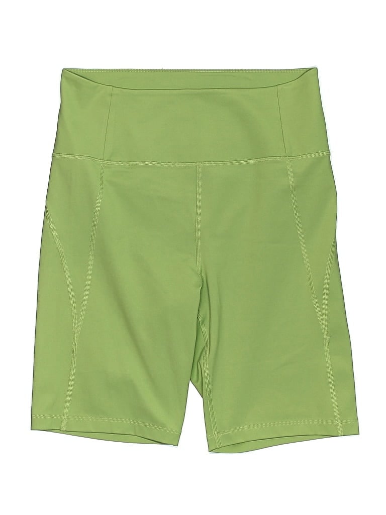Pre-owned Girlfriend Collective Athletic Shorts In Green