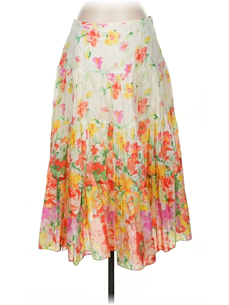 Pre-owned Chaps Casual Skirt In Orange