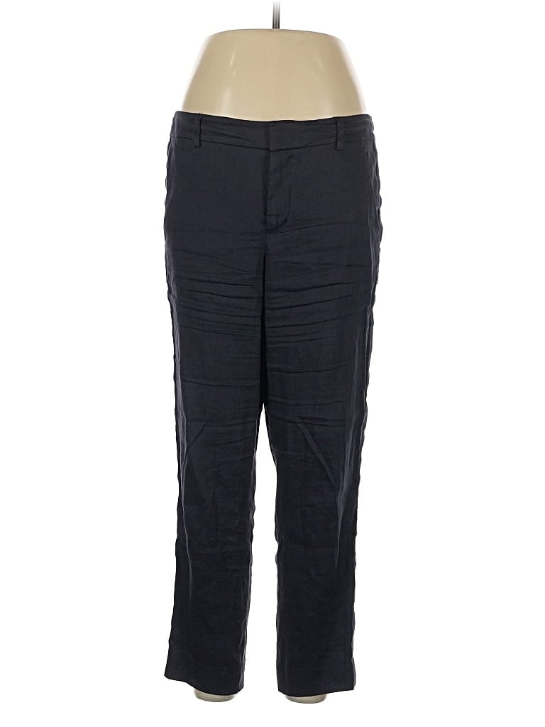 Pre-owned Vince Linen Pants In Blue