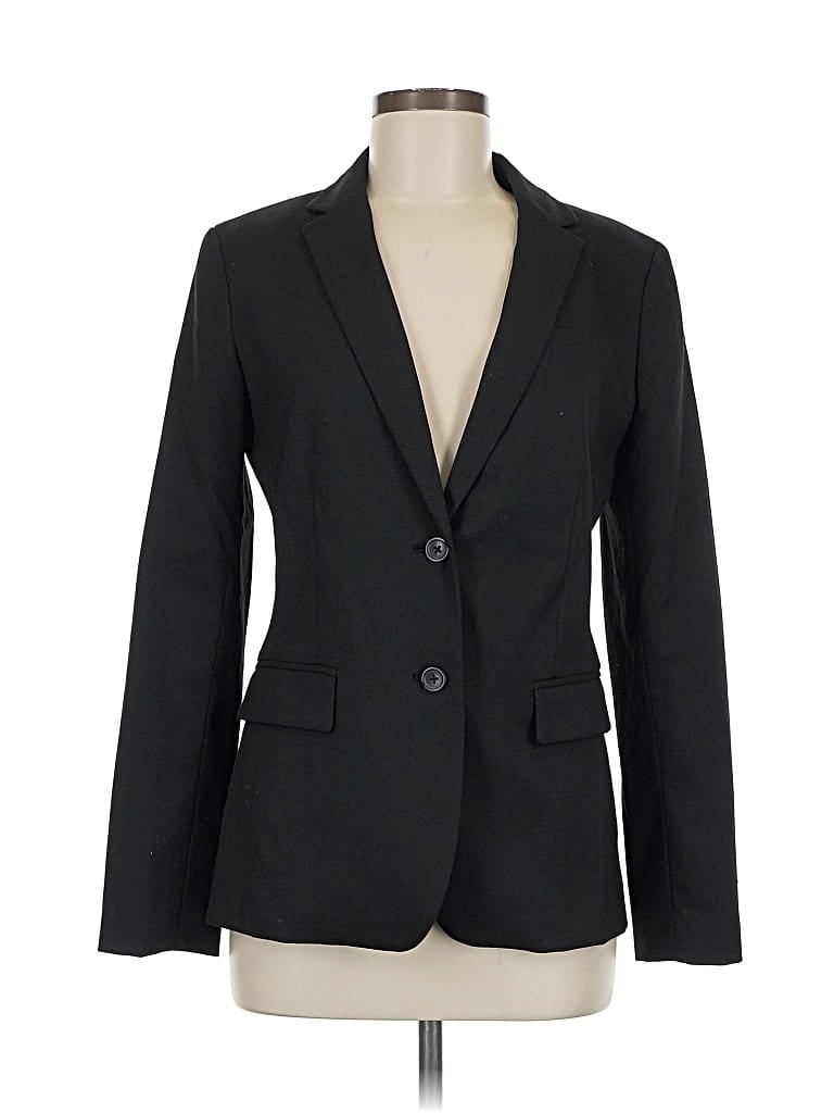 Pre-owned Banana Republic Factory Store Blazer Jacket In Black