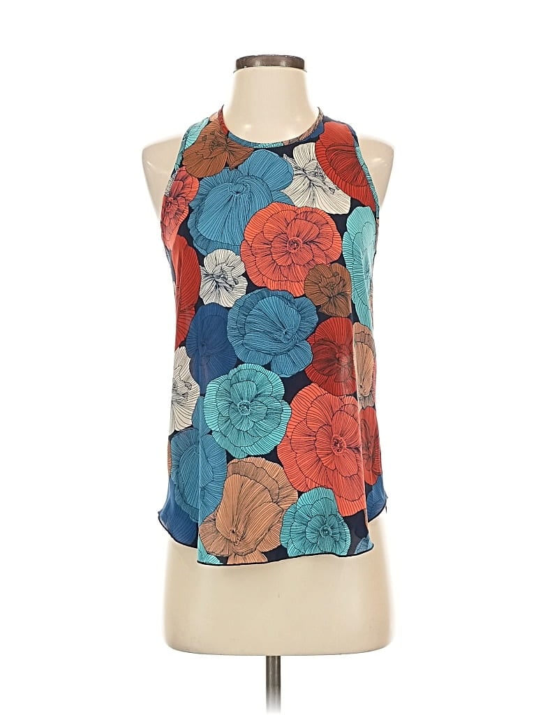 Pre-owned Renee C Sleeveless Blouse In Blue