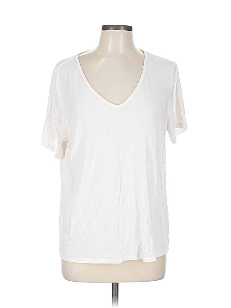 Pre-owned Luxe Short Sleeve T-shirt In White