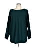 Isela 100% Polyester Teal Green 3/4 Sleeve Top Size L - photo 1