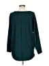 Isela 100% Polyester Teal Green 3/4 Sleeve Top Size L - photo 2