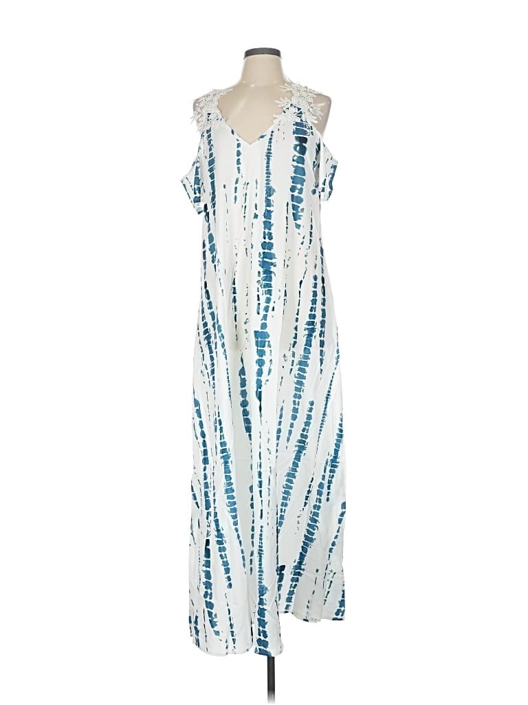 Pre-owned Unbranded Casual Dress In Blue