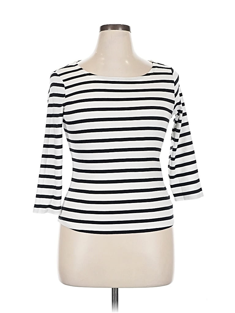 Pre-owned Tex 3/4 Sleeve T-shirt In White