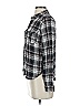 Paige 100% Viscose Plaid Gray Long Sleeve Button-Down Shirt Size S - photo 5