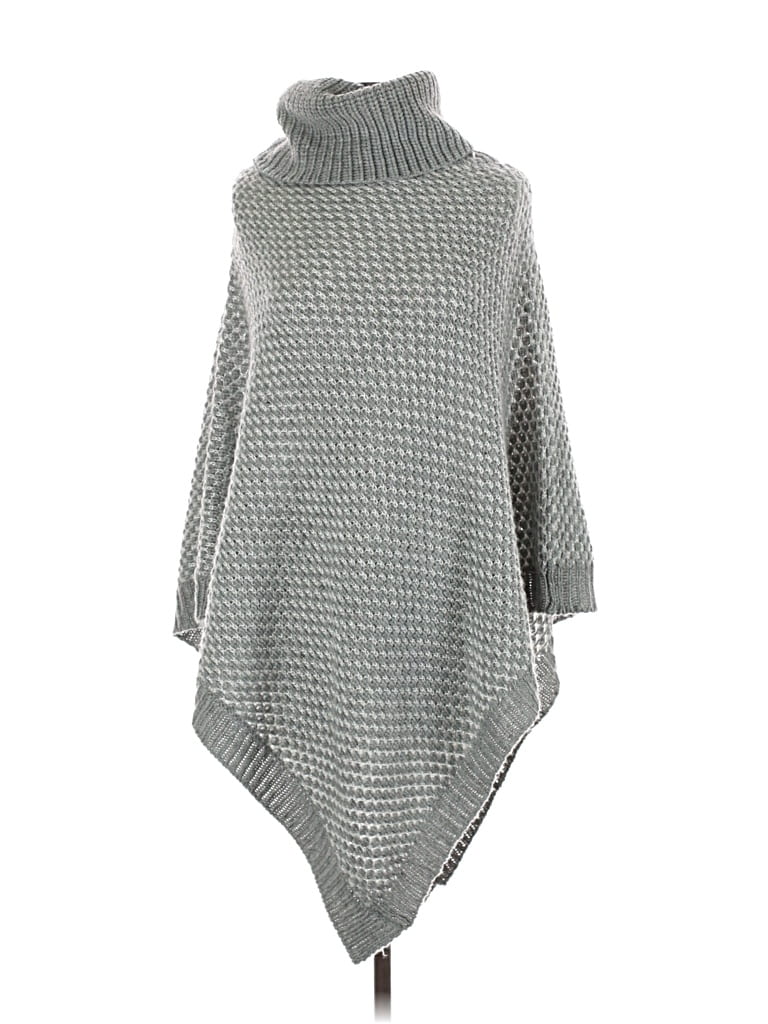 Pre-owned Calvin Klein Poncho In Gray